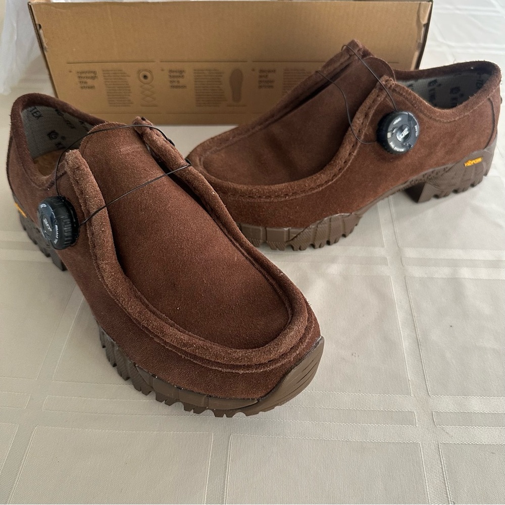 Playground, Brown Suede Loafers